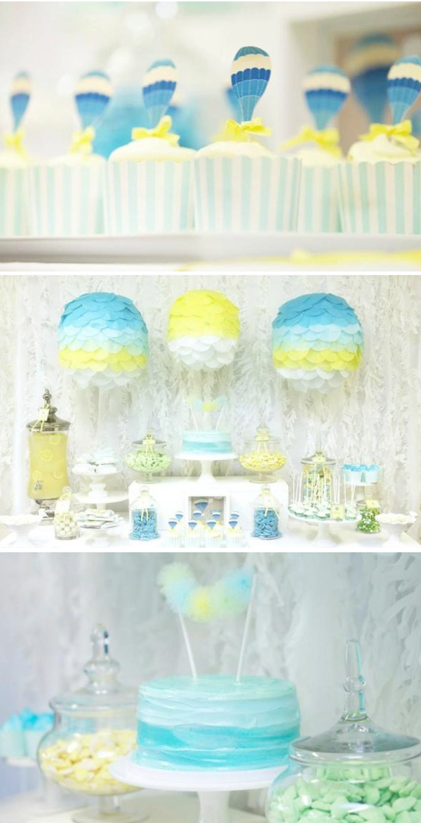 Hot Air Balloon Baby Shower Theme - Baby Shower Ideas - Themes
