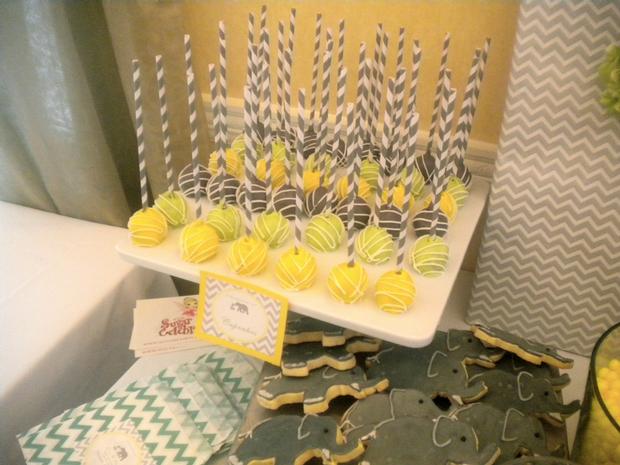 Yellow Elephant Baby Shower Games Bundle D107 Chocolate Baby Shower Treats