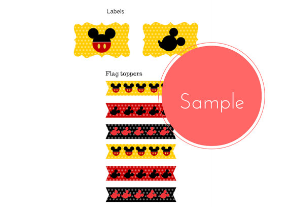 FREE Mickey Mouse Party Printables - Baby Shower Ideas - Themes - Games