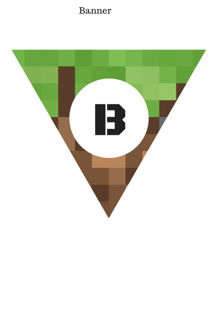 Baby Shower Ideas Free Minecraft Banner Toppers