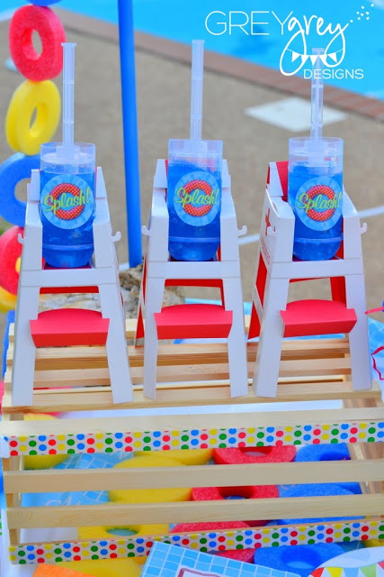Pool Party Favor Ideas squirt bottle Lifeguard Summer Pool Party Decorations Outdoor Party Pool Party Favor Ideas pool party decorations httplanewstalkcompool party Lifeguard Summer Pool Party Decorations Outdoor Party
