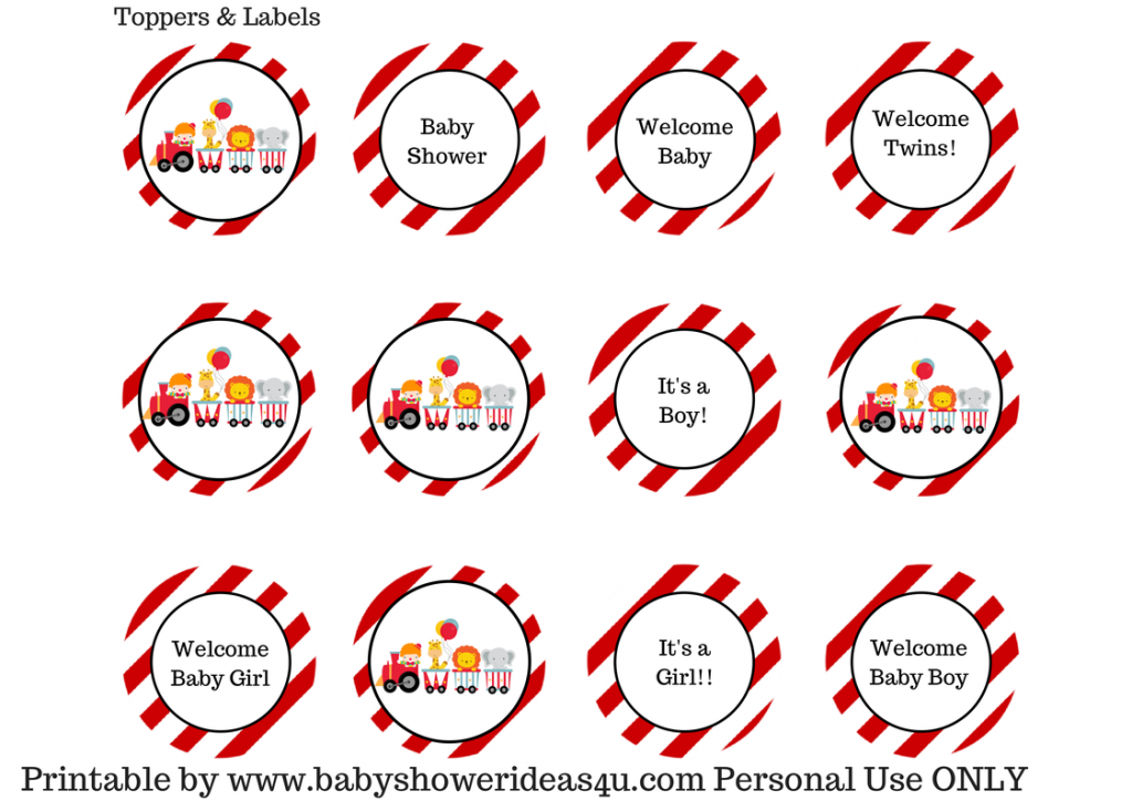 FREE Circus Printables - Baby Shower Ideas - Themes - Games