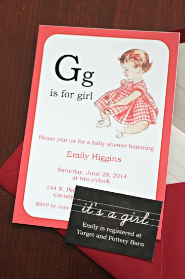 Alphabet Old Schoolhouse Themed Baby Shower 366x550