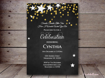 twinkle twinkle gender reveal - baby shower ideas - themes - games twinkle twinkle gender reveal - baby shower ideas - themes - games, Baby shower invitations