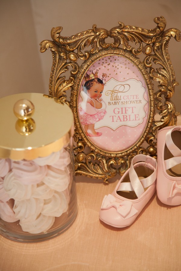 Pink And Gold Tutu Cute Baby Shower Baby Shower Ideas Themes Games