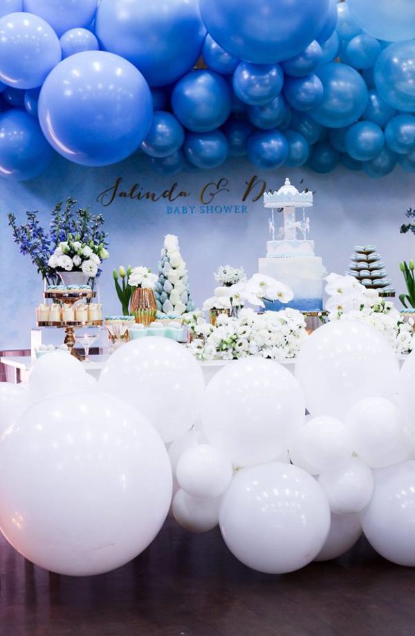 Luscious Blue And Gold Shower Baby Shower Ideas Themes Luscious Blue And Gold Shower Baby Shower Ideas Themes