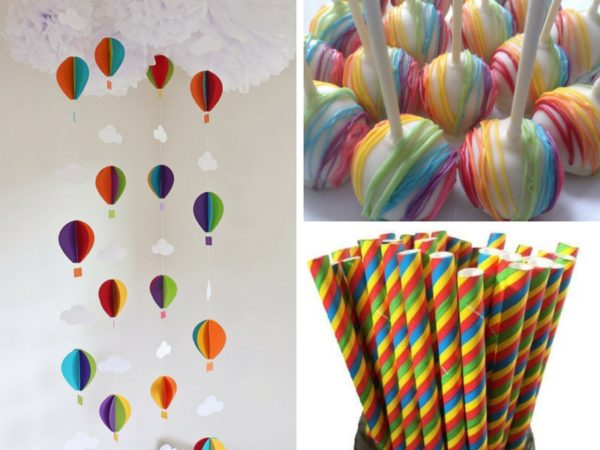 rainbow themed