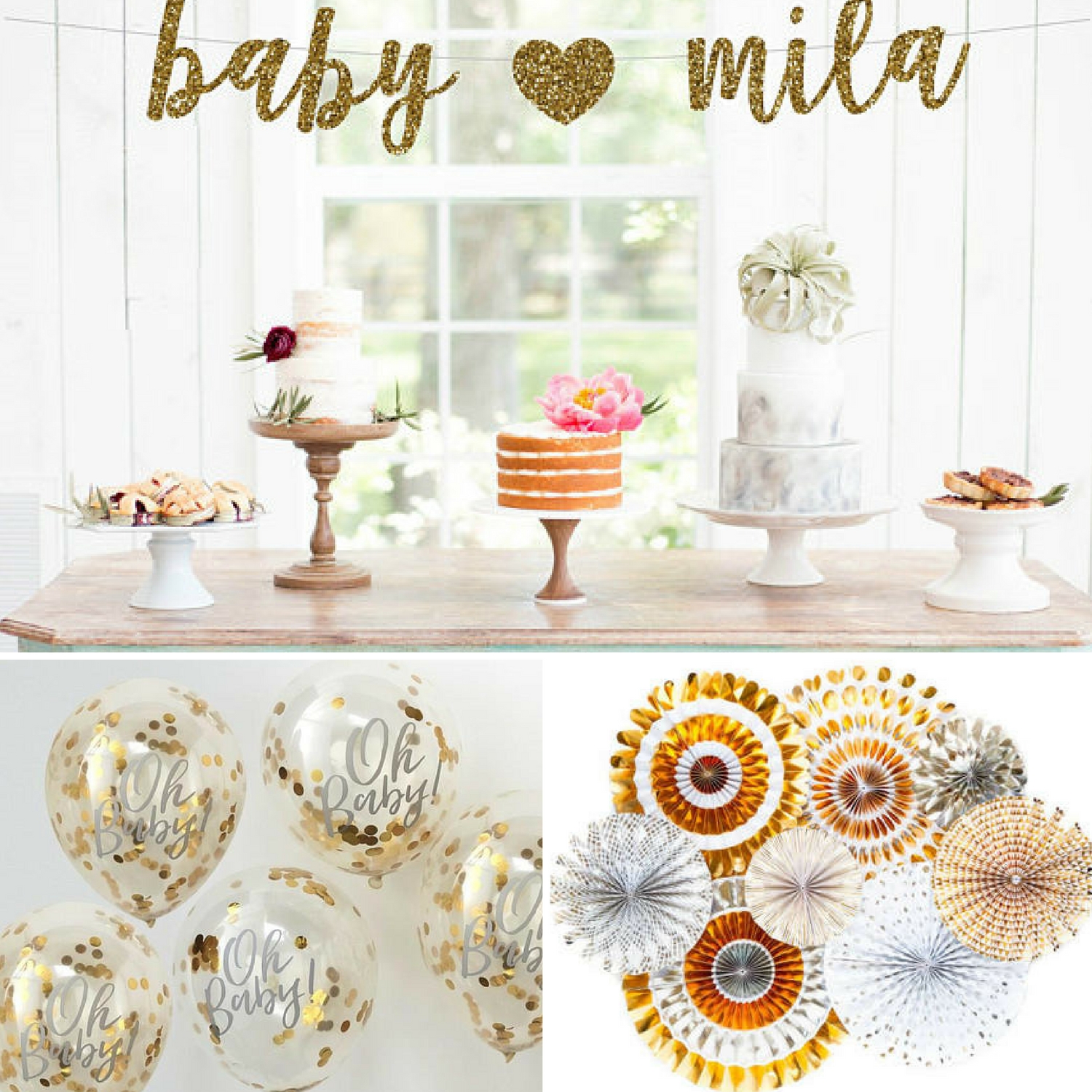Silver Baby Shower Decorations silver and gold baby shower decorations and favors Silver Baby Shower Decorations silver and gold baby shower decorations and favors