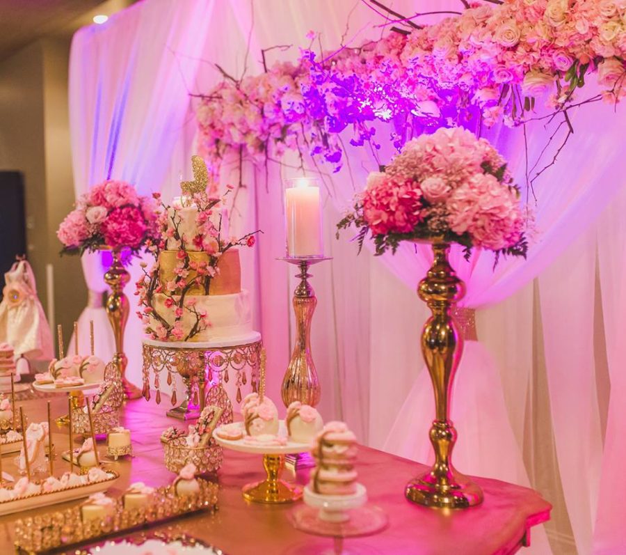Pink Cherry Blossom Baby Shower - Baby Shower Ideas - Themes - Games
